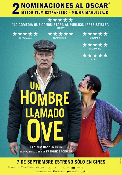En man som heter Ove - Argentinian Movie Poster