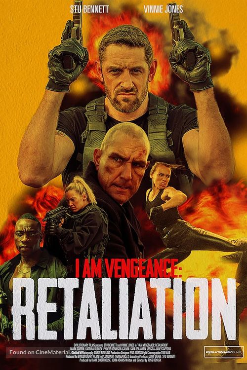 I Am Vengeance: Retaliation - British Movie Poster