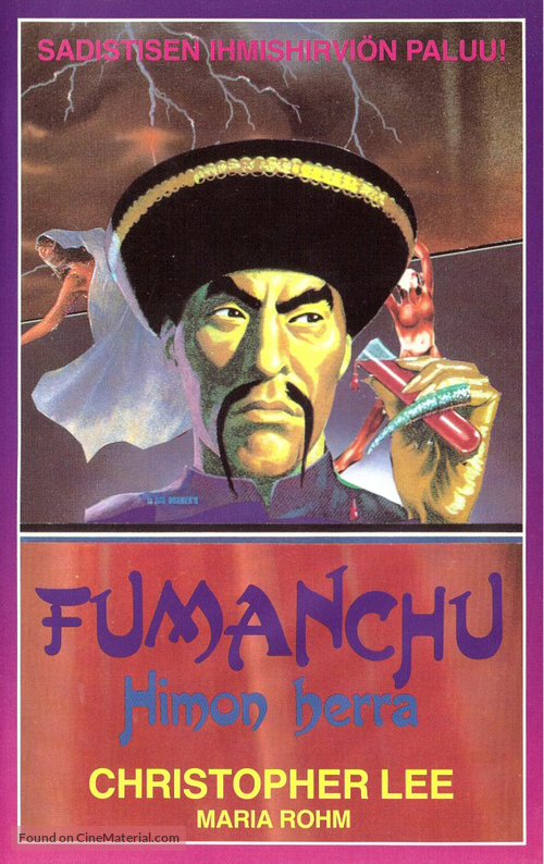 The Blood of Fu Manchu - Finnish VHS movie cover