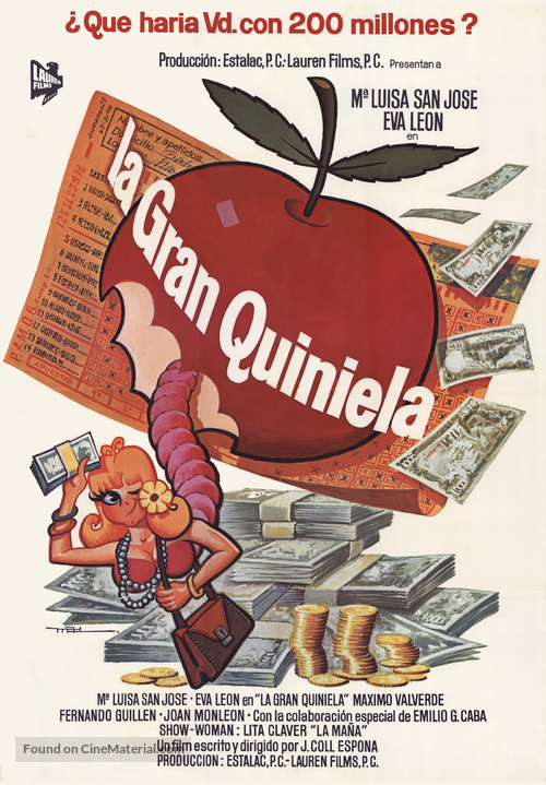 La gran quiniela - Spanish Movie Poster
