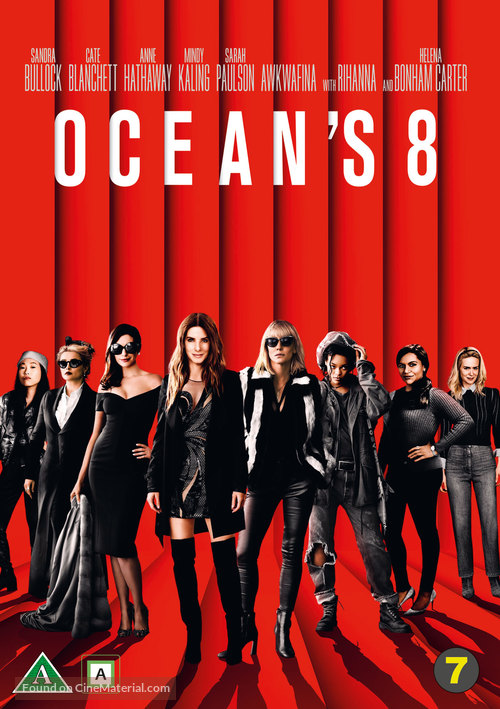 Ocean&#039;s 8 - Danish DVD movie cover
