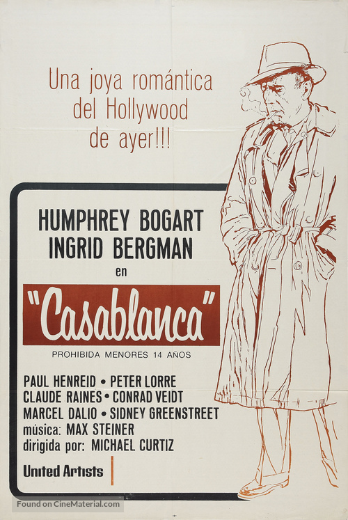 Casablanca - Argentinian Movie Poster