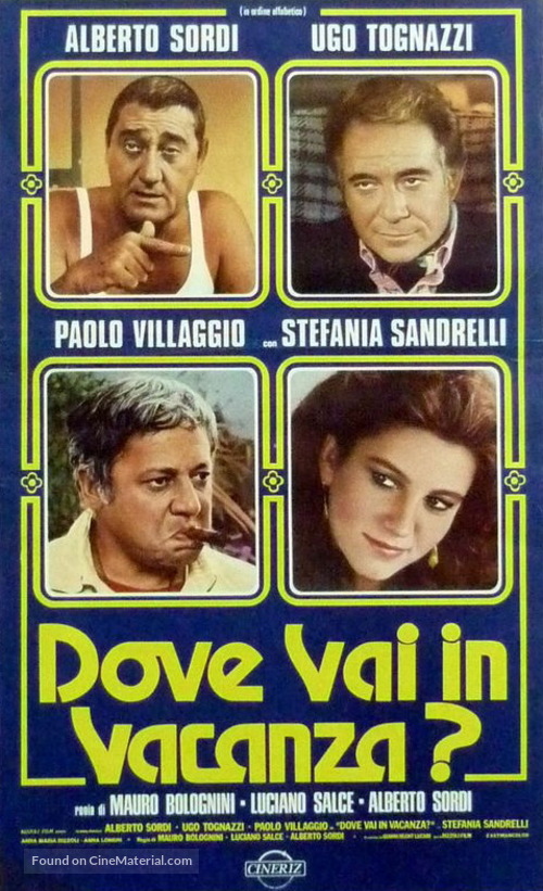 Dove vai in vacanza? - Italian Movie Poster