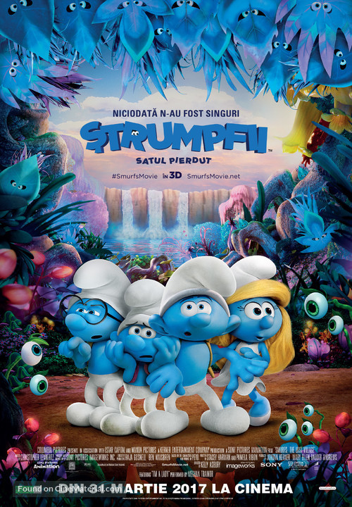 Smurfs: The Lost Village - Romanian Movie Poster