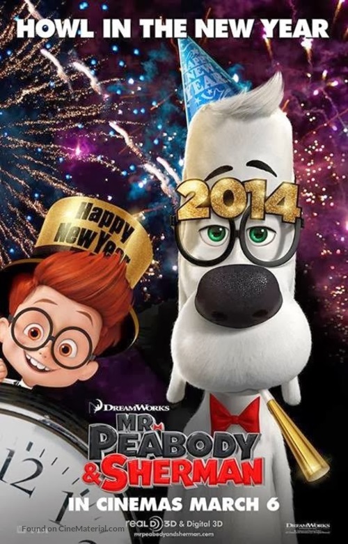 Mr. Peabody &amp; Sherman - British Movie Poster