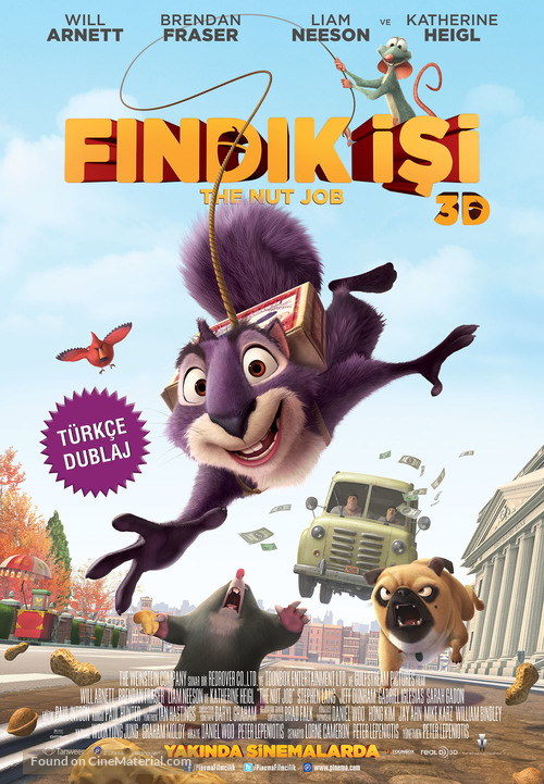 The Nut Job - Turkish Movie Poster