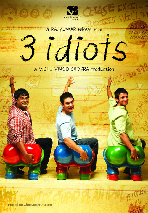 Three Idiots - Indian Movie Poster