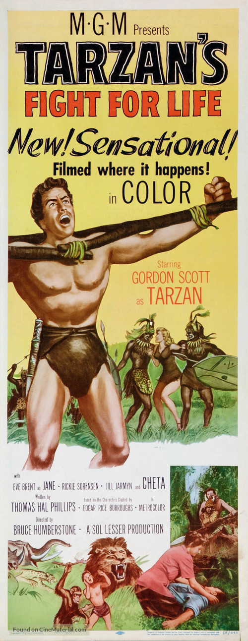 Tarzan&#039;s Fight for Life - Movie Poster