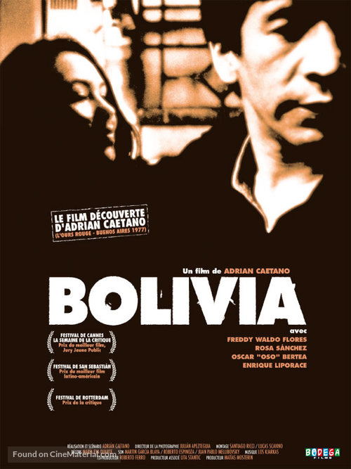 Bolivia - French Movie Poster