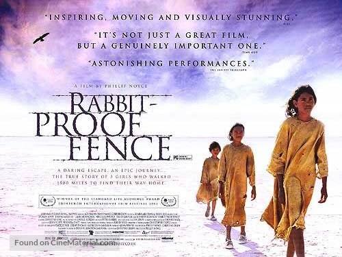 Rabbit Proof Fence - British Movie Poster