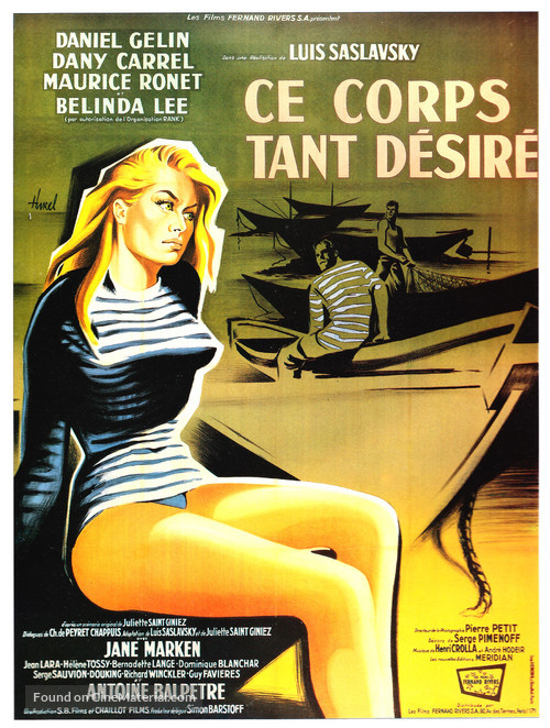 Onstuimige driften - French Movie Poster
