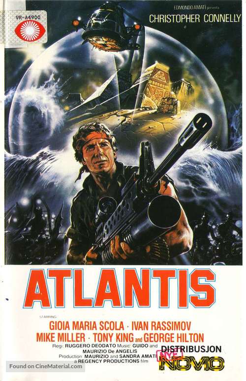 I predatori di Atlantide - Norwegian VHS movie cover