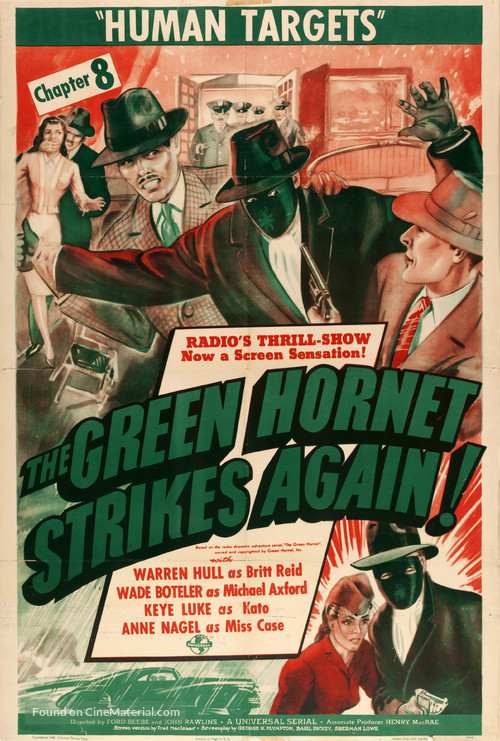 The Green Hornet Strikes Again! - Movie Poster