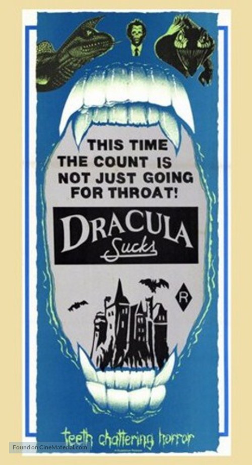 Dracula Sucks - Australian VHS movie cover