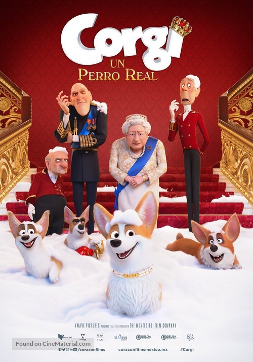 The Queen&#039;s Corgi - Mexican Movie Poster