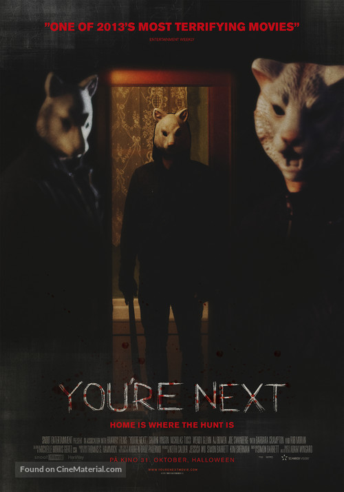 You&#039;re Next - Norwegian Movie Poster