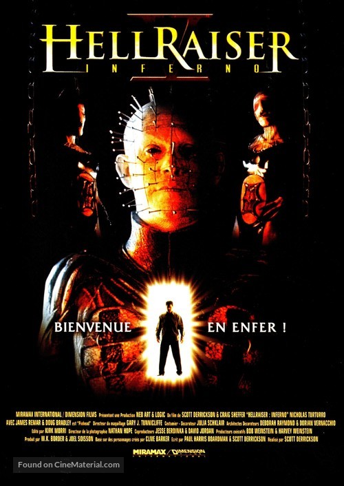 Hellraiser: Inferno - French Movie Cover