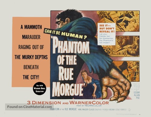 Phantom of the Rue Morgue - Movie Poster