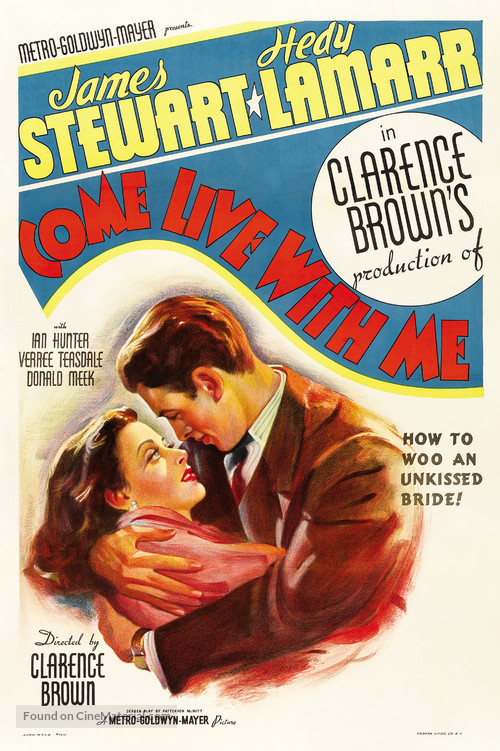 Come Live with Me - Movie Poster