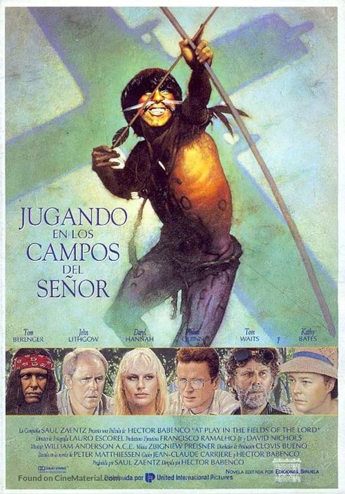 At Play in the Fields of the Lord - Spanish Movie Poster