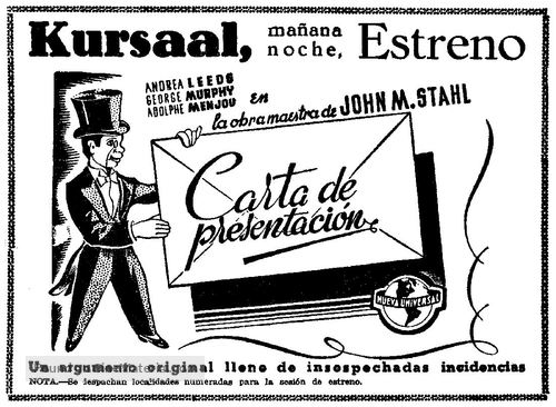 Letter of Introduction - Spanish poster