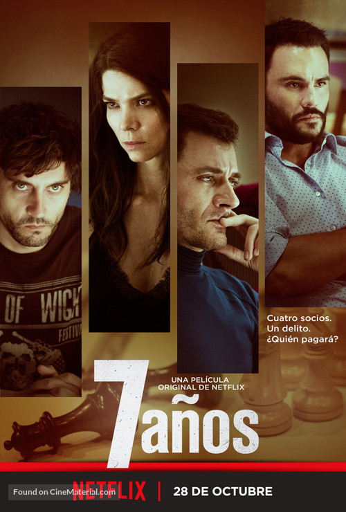 Siete a&ntilde;os - Spanish Movie Poster