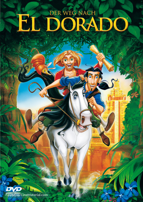 The Road to El Dorado - German DVD movie cover