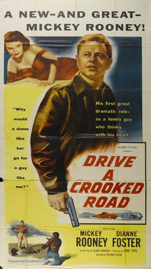 Drive a Crooked Road - Movie Poster