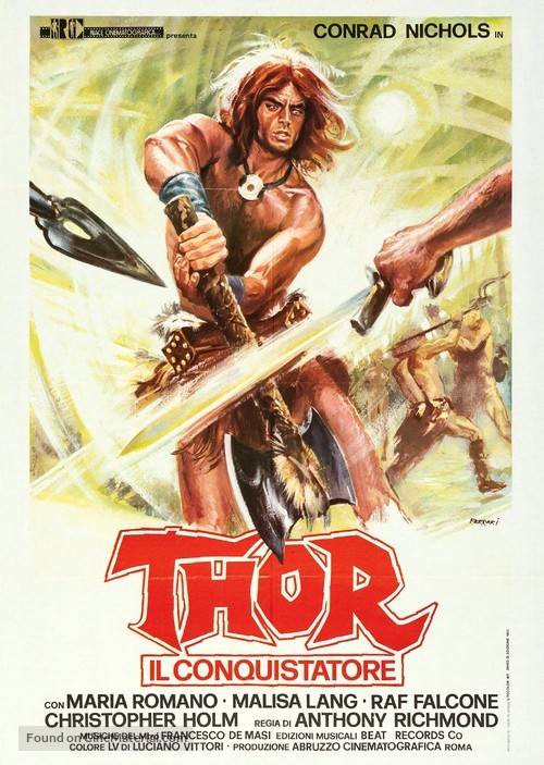 Thor il conquistatore - Italian Movie Poster
