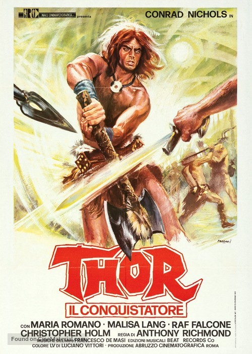 Thor il conquistatore - Italian Movie Poster