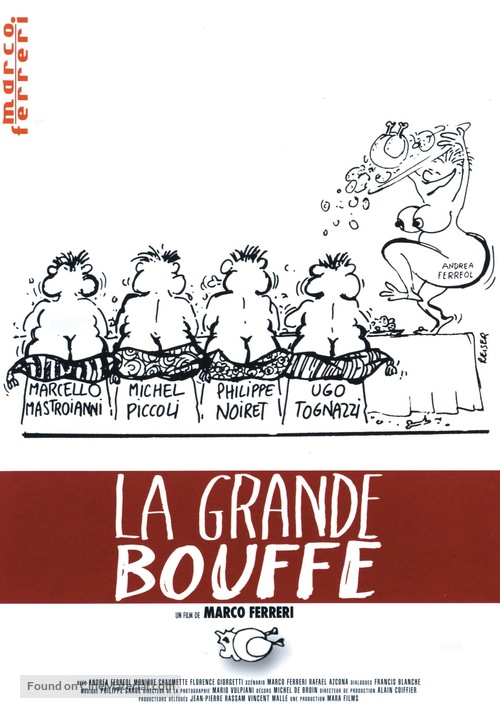 La grande bouffe - French DVD movie cover