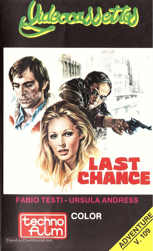 L&#039;ultima chance - British VHS movie cover