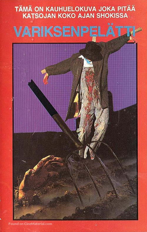 Dark Night of the Scarecrow - Finnish VHS movie cover