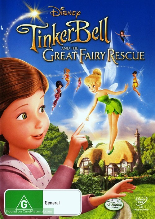 Tinker Bell and the Great Fairy Rescue - Australian DVD movie cover