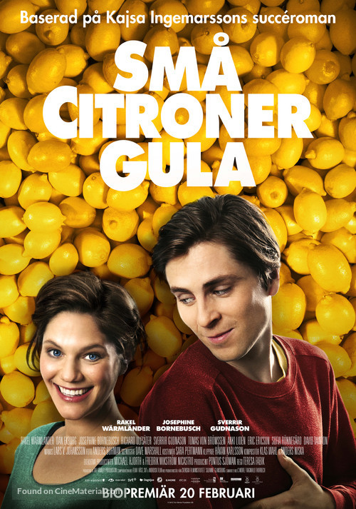 Sm&aring; citroner gula - Swedish Movie Poster