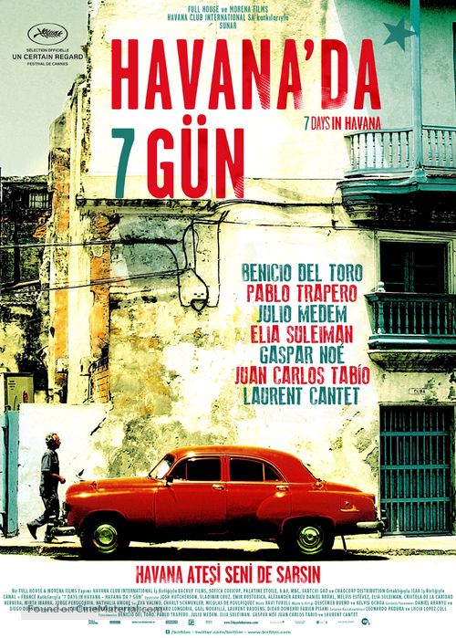 7 d&iacute;as en La Habana - Turkish Movie Poster