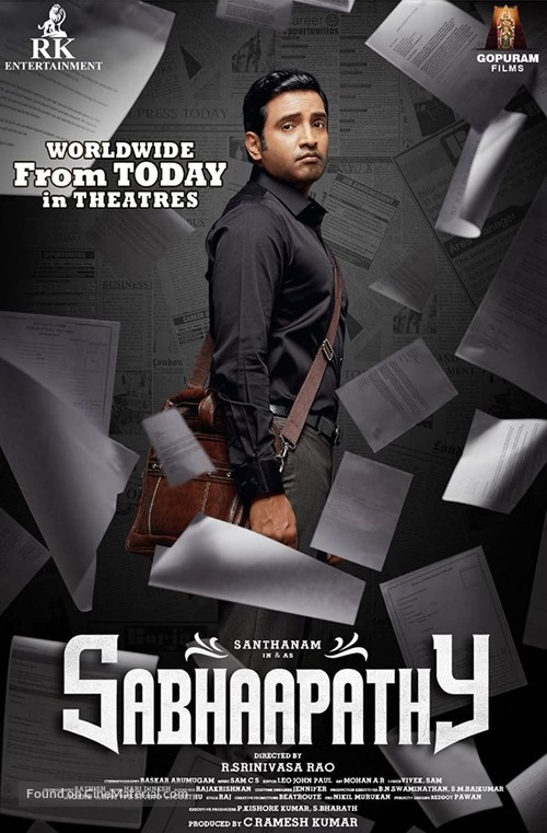 Sabhaapathy - International Movie Poster