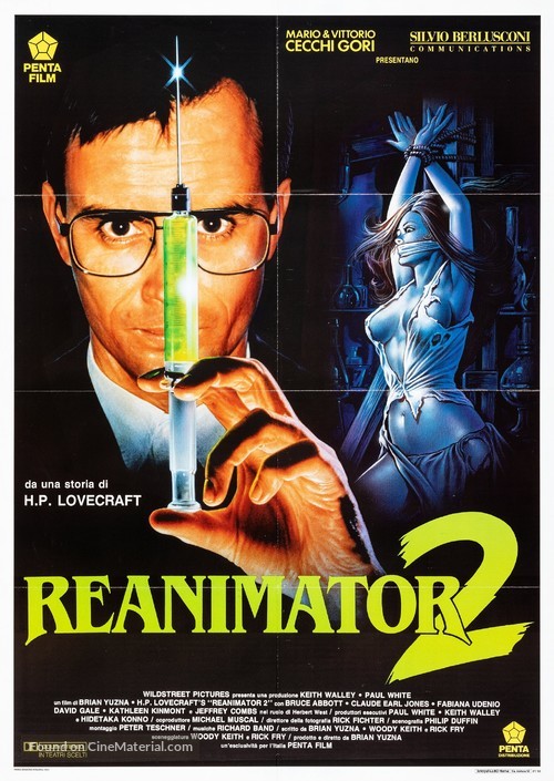 Bride of Re-Animator - Italian Movie Poster