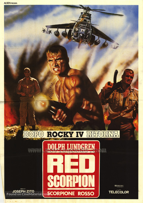 Red Scorpion - Italian Movie Poster