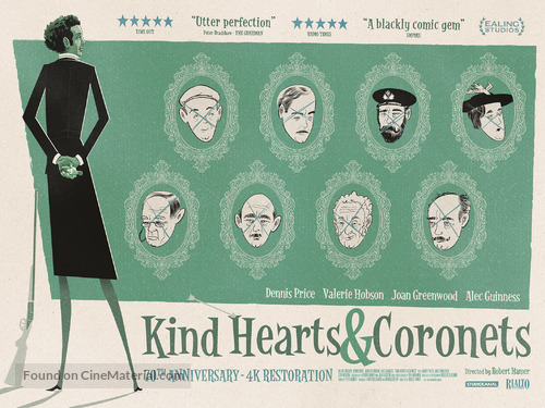 Kind Hearts and Coronets - Movie Poster