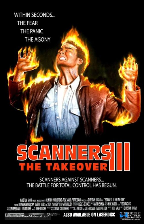 Scanners III: The Takeover - Movie Poster