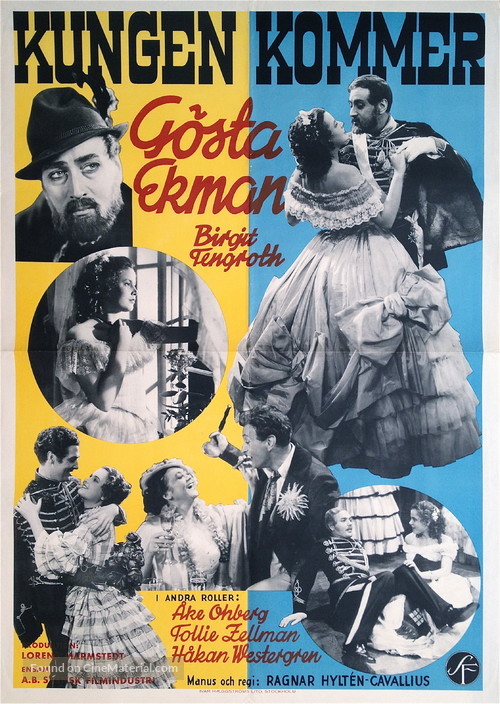 Kungen kommer - Swedish Movie Poster