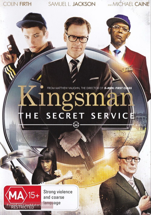 Kingsman: The Secret Service - Australian Movie Cover