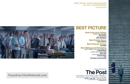 The Post - For your consideration movie poster