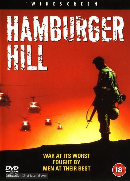 Hamburger Hill - British DVD movie cover