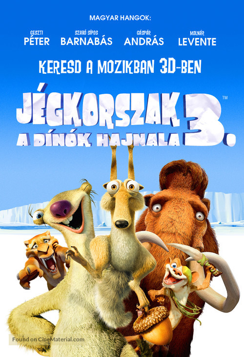 Ice Age: Dawn of the Dinosaurs - Hungarian Movie Poster