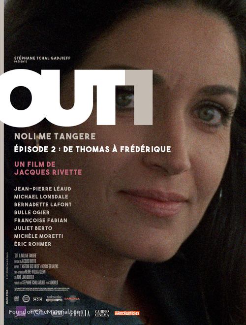 Out 1, noli me tangere - French Re-release movie poster