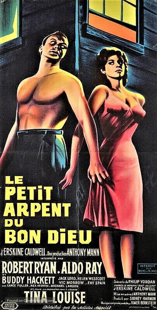 God&#039;s Little Acre - French Movie Poster