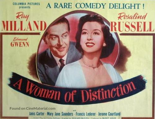 A Woman of Distinction - Movie Poster