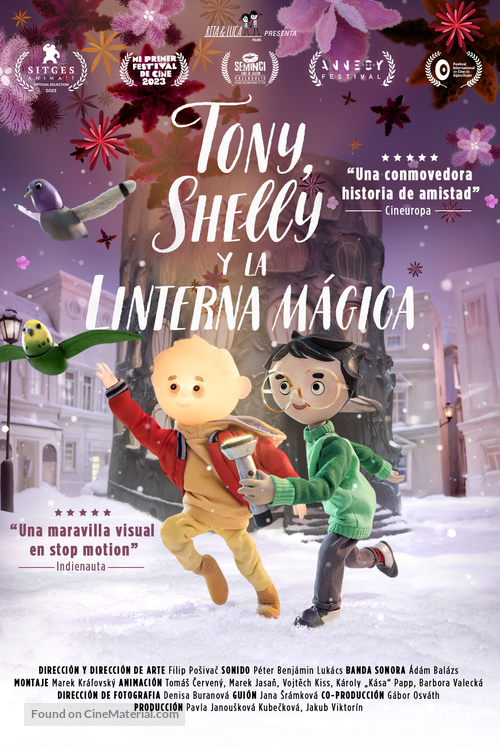 Tony, Shelly and the Magic Light - Spanish Movie Poster